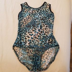 Blue leotard